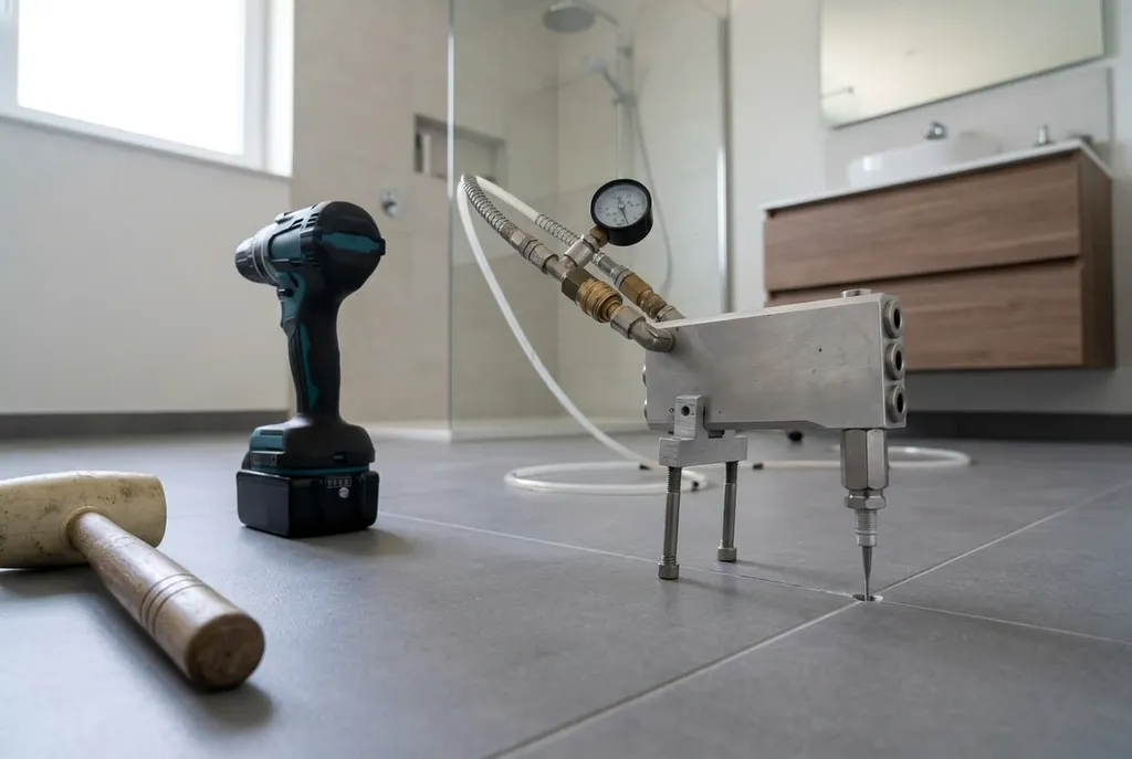 Kitbedrijf Westervoort – holle tegels injecteren